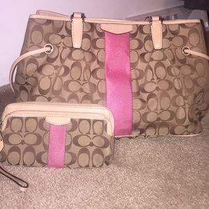Coach purse + wallet set